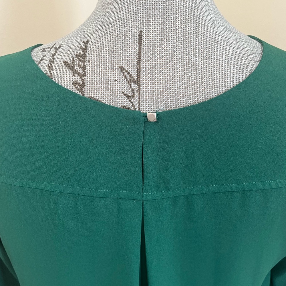 Anthro. HD in Paris Dara Green Cutout Blouse, 6 - Picture 9 of 12